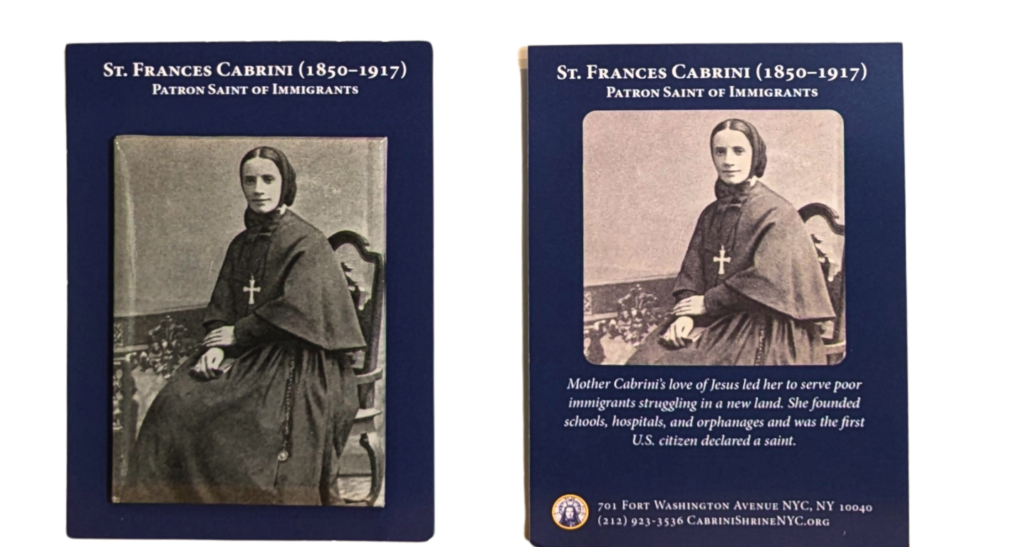 Magnet Portrait of St. Frances Cabrini