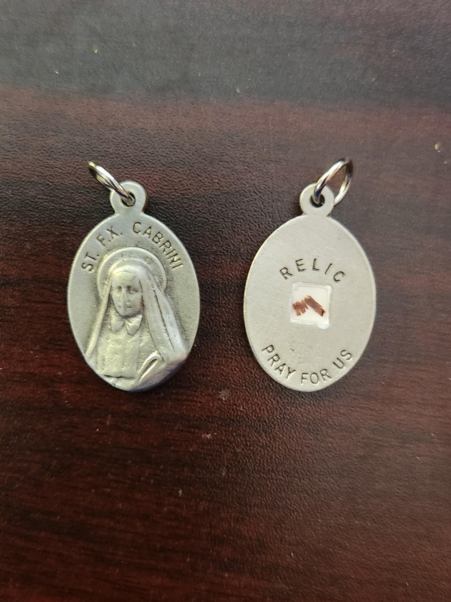 Cabrini Medal 2nd Class Relic Silver color