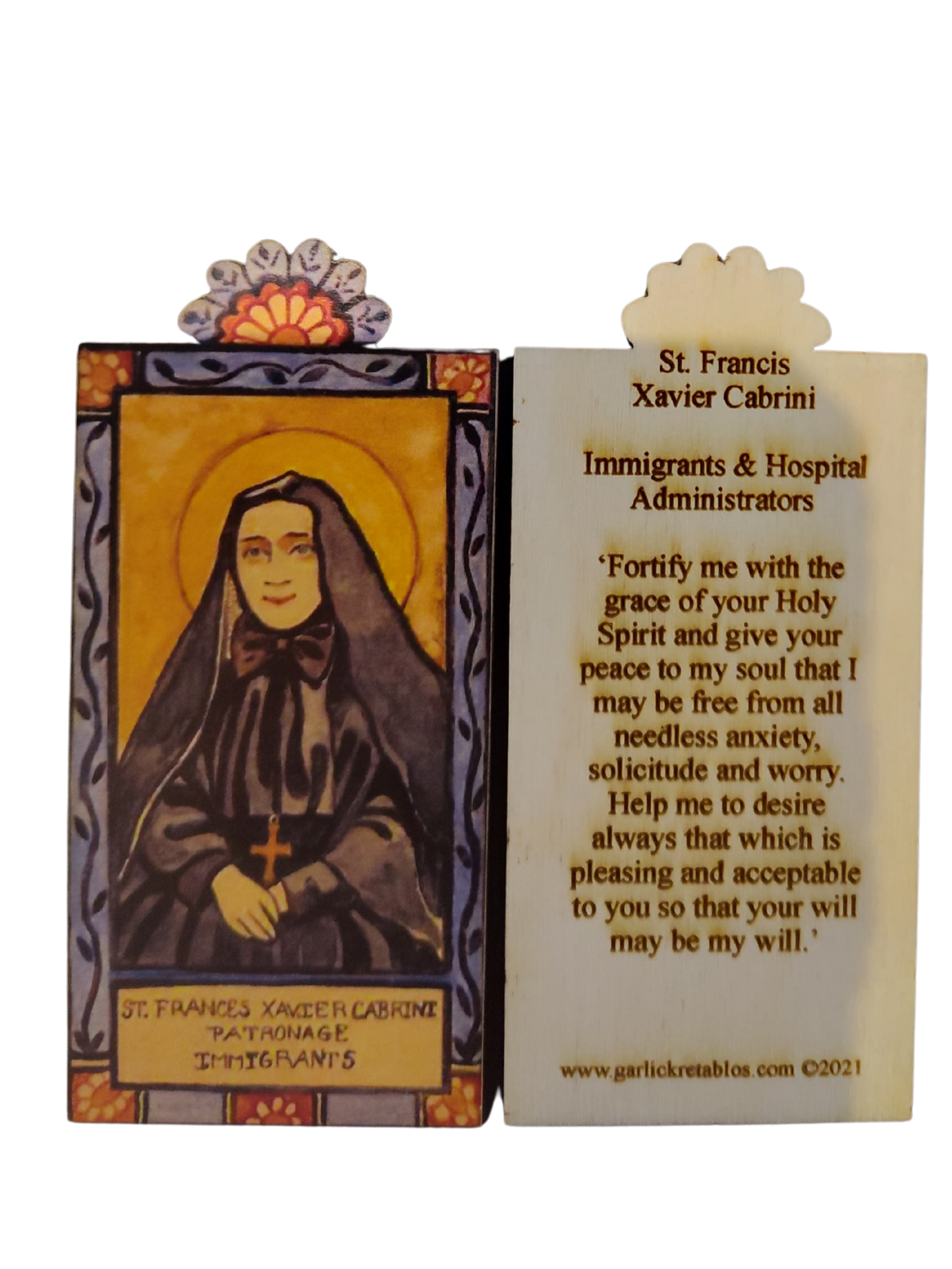 Retablos St Frances Cabrini